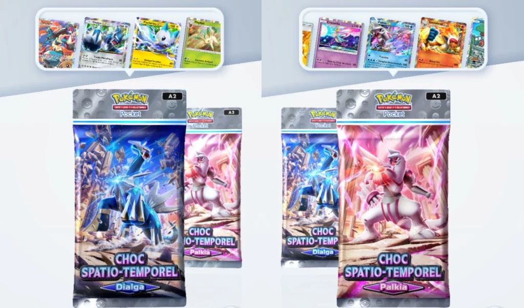 Dialga ou Palkia - Meilleur pack à ouvrir dans Choc Spatio-Temporel - Pokemon TCG Pocket