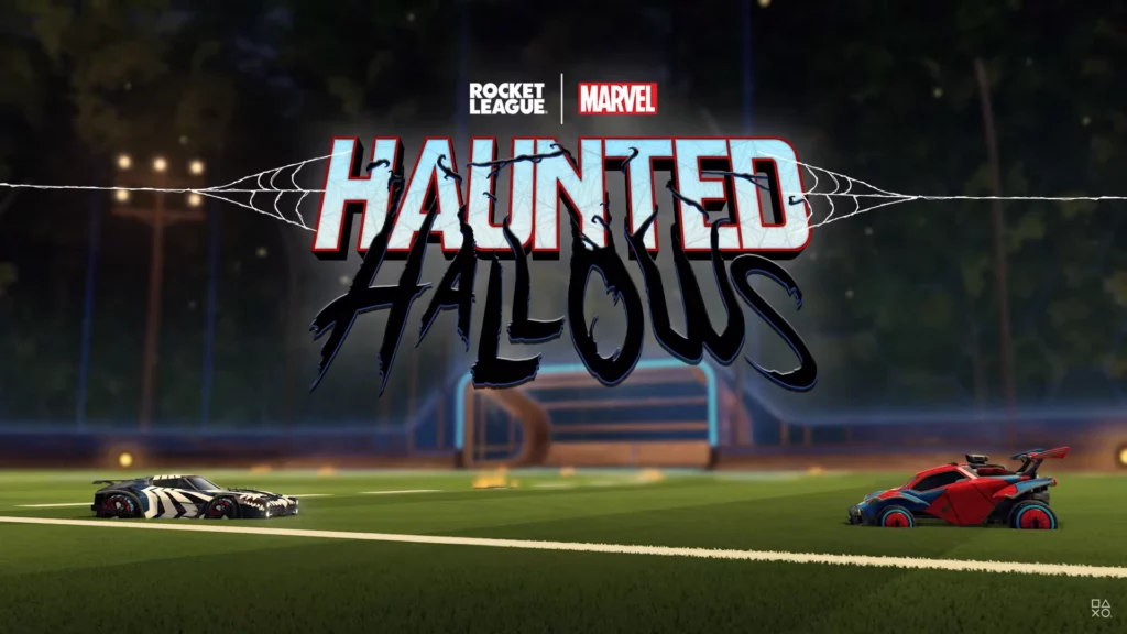 Rocket League L’univers de Spider-Man débarque dans les Haunted Hallows !